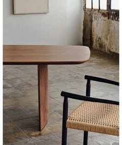 Brązowy stół w dekorze orzecha 100x240 cm Litto – Kave Home