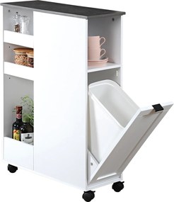 Wózek kuchenny z koszem na śmieci, KESPER