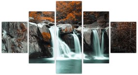Obraz - Wodospady (125x70 cm)