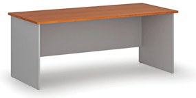 Biurko PRIMO GRAY, 180x80 cm, szary/czereśnia