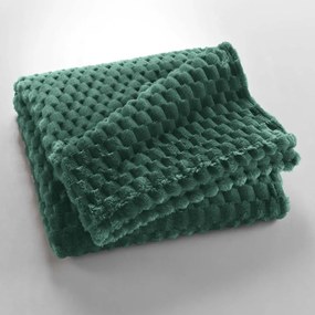 Zielony koc z mikfroflaneli 125x150 cm Mini Frosty – douceur d'intérieur