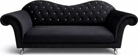 Elegancka tapicerowana sofa Vera z pikowanym oparciem