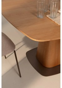 Stół w dekorze dębu 120x120 cm Etel – MOME