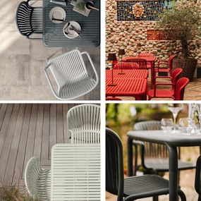 Kwadratowy stół ogrodowy Brene 80 cm, z tworzywa