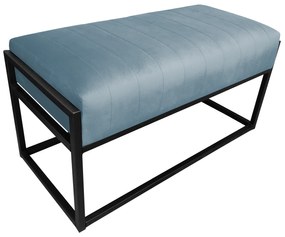 Ławka KAYA LOFT BL06 pufa podnóżek metal