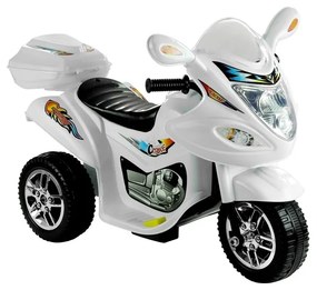 Motor na akumulator trójkołowy biały bjx-88