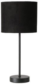 Lampa stołowa z materiałowym kloszem, NERO, 40 cm
