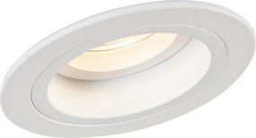 Inteligentny reflektor wpuszczany biały okrągły z możliwością przechylania z Wifi GU10 - Chuck