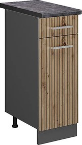 Szafka dolna do kuchni dąb rzemieślniczy 30x60x81.6 r-line