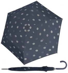 Fiber Flex AC Timeless Blue Dots - parasol strzelecki z trzonkiem dla kobiet