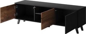 Stolik pod telewizor z ryflowanym frontem Random RTV-1