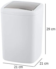 Kosz kosmetyczny Swing, 8,5 L, rozmiar L, WENKO