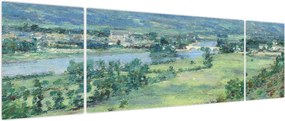 Obraz - Theodore Robinson, The Valley of the Seine, From the Hills of Giverny, reprodukcje (170x50 cm)