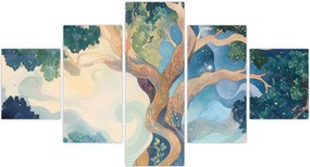 Obraz – Kosmiczne drzewo (125x70 cm)