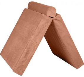 Slimcord sztruksowa sofa dziecięca, ceglana - meowbaby®