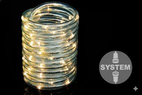 Diled kabel oświetleniowy - 60 LED ciepły biały