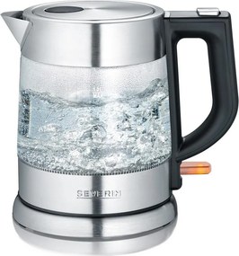 Severin WK 3468 - Czajnik elektryczny 1 l 2200 W/230 V stal nierdzewna/szkło