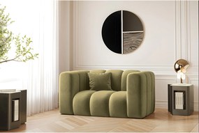 Fotel Grand, tkanina Salvador, Oliwkowy