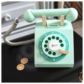 Classic world klasyczny drewniany telefon dla dzieci 4 el.