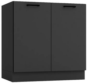 Szafka Pod Zabudowę Zlewu 80 Cm Grafit E4-Z12