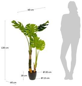 Sztuczna monstera (wysokość 130 cm) – Kave Home