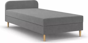 Łóżko kontynentalne Peggie 80x200 / 90x200 / 120x200 z wbudowanym materacem bonellowym