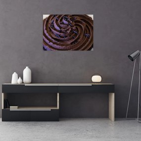 Obraz - Czekoladowa babeczka (70x50 cm)