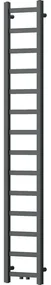 Mexen Bolt grzejnik łazienkowy 1800 x 300 mm, 351 W, antracyt - W126-1800-300-00-66