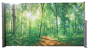 Zielona metalowo-tekstylna osłona balkonowa 300x160 cm – Garden Pleasure