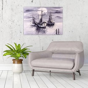 Obraz - Port, obraz olejny (70x50 cm)
