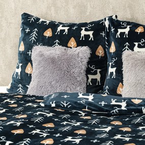 4Home pościel mikroflanela Nordic Deer, 140 x 200 cm, 70 x 90 cm