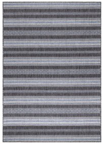 Dywan zewnętrzny Sunny paseczki antracyt 80 cm x 250 cm