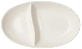 Talerz na przekąski porcelanowy OVAL, 12 x 20 x 3 cm
