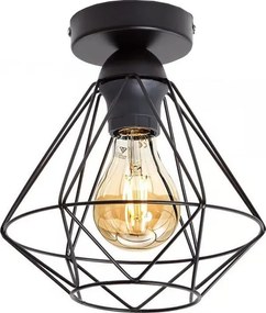 Lampa sufitowa 1x E27/40W/230V czarna