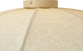 Lampa sufitowa Japandi beżowa tkanina 70 cm - Haru