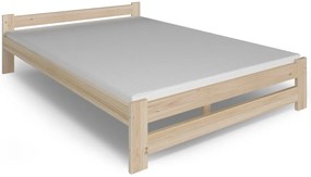 Sosnowe łóżko z materacem 120x200 L0-P38