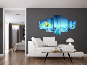 Obraz - Mistyczna leśna polana (125x70 cm)