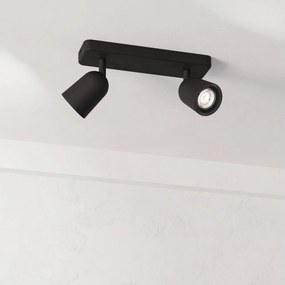 Eglo 901953 - Oprawa punktowa CAMALDOLI 2xGU10/10W/230V czarna