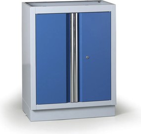 Szafka warsztatowa pod blat G2, 1 półka, 680 x 455 x 910 mm, niebieski