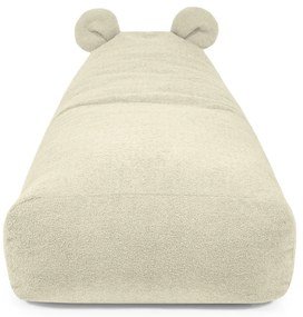 Brązowy dziecięcy worek do siedzenia z materiału bouclé Snug 130 Bear – SLOWDOWN