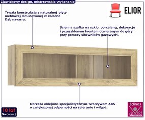 Szafka ścienna z witryną - Salmi 11X