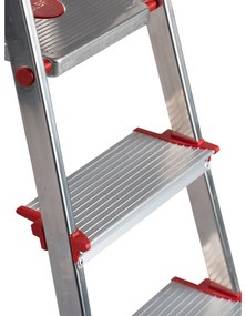 Rolser Aluminiowe schodki Brico profi zastosowanie EN131, 5 stopni