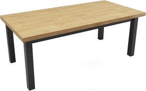 Stół prostokątny rozkładany 100x200/300 Hamilton R-6 + nogi drewniane