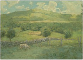 Obraz na szkle - Julian Alden Weir, Obweebetuck, reprodukcje (70x50 cm)