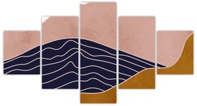 Obraz - Słońce nad górami (125x70 cm)