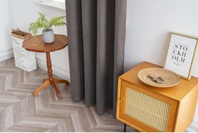 Zaciemniająca zasłona DUNES 140x250 cm, ciemnoszara Zawieszanie: Metalowe pierścienie