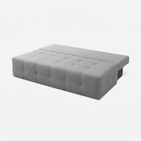 Sofa z Funkcją Spania MORANA Szara Szenil Nowoczesna