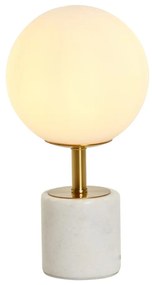 Biała lampa stołowa (wysokość 35 cm) Medina – Light &amp; Living