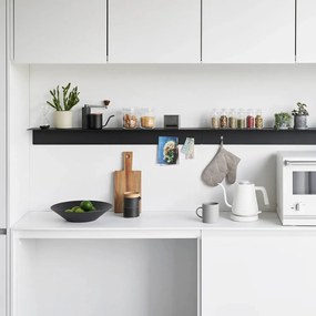 Czarna metalowa półka 90 cm – YAMAZAKI