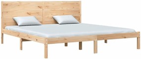 Małżeńskie łóżko z naturalnej litej sosny 200x200 L7-P74